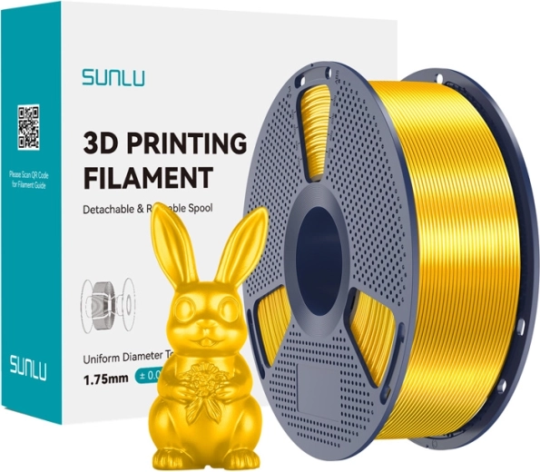 Sunlu PLA+ siidfilament kuldne