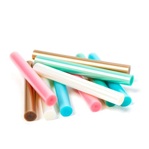 Pearlescent hot glue sticks 11 × 100 mm, 10 pcs