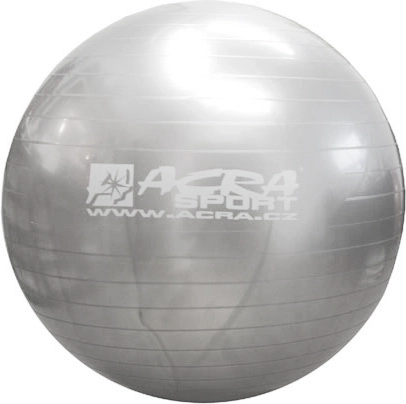 ACRA võimlemispall 55 cm hõbedane - 1 tk