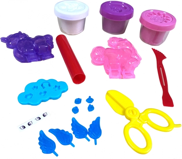 MAC TOYS rõõmus plastiliin – ükssarvikud