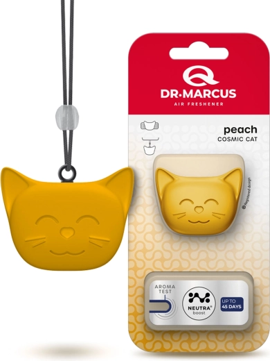 Dr. Marcus Cosmic Cat autoõhuvärskendaja virsiku lõhnaga