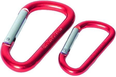 Alumiiniumkarabiin 60 × 6 mm (2 tk)