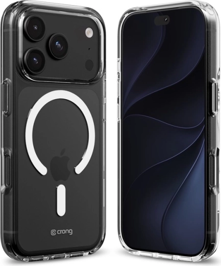 Crong Clear MAG MagSafe'iga kaitseümbris iPhone 18 Pro / iPhone 17 Pro jaoks