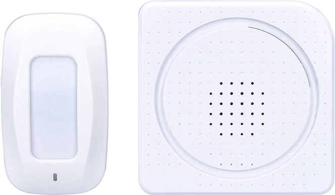 Solight wireless motion detector with chime and PIR sensor, white