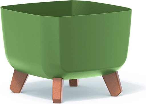 Lillepott Gracia Square 24 × 24 cm mullaroheline jalgadel