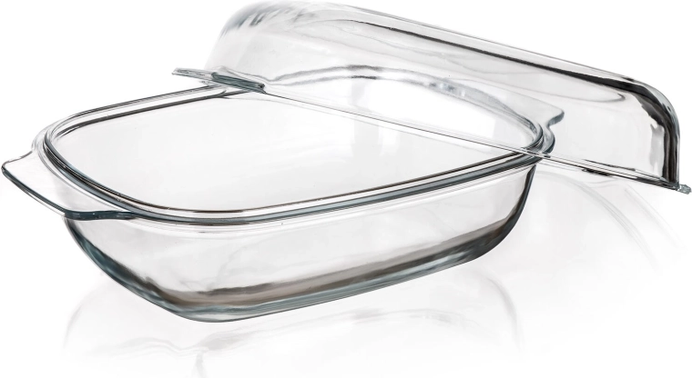 Klaasist ahjuvorm kaanega 5,7 l CASEO, 34,5 × 22,5 × 14,5 cm