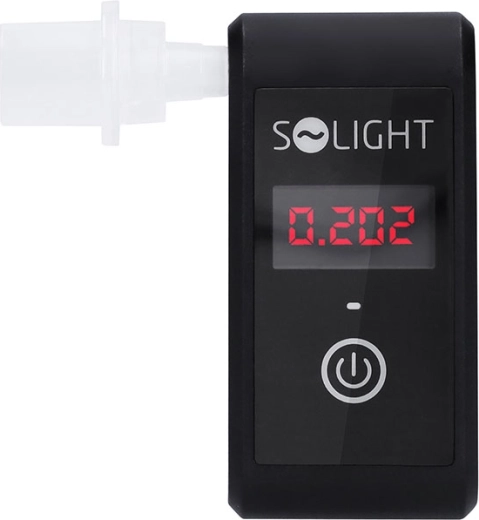 Solight mini breathalyzer with electrochemical Fuel Cell sensor