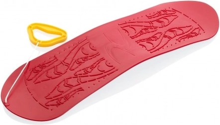 Laste plastist lumelaud 70 cm punane