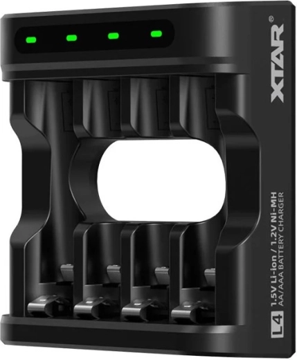 XTAR L4 Battery Charger for 1.5V Li-ion and Ni-MH AA/AAA