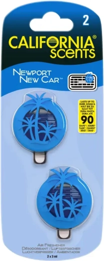 California Scents mini-difuuser ventilatsiooniavasse Newport New Car