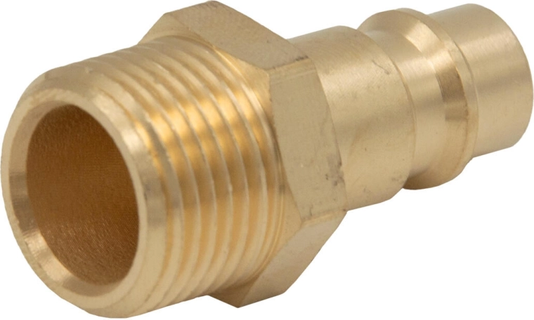 Väliskeermega liitmik 3/8" messing