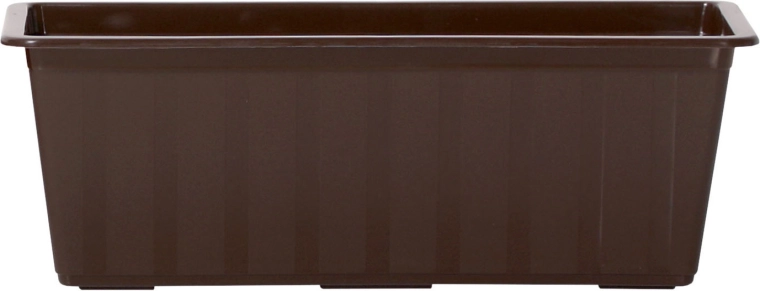 Plastist rõdu lillekast 80 cm pruun