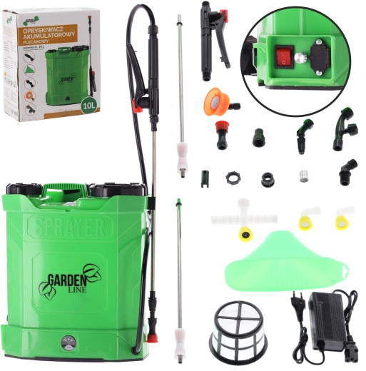 Akutoitel seljaprits 10 l