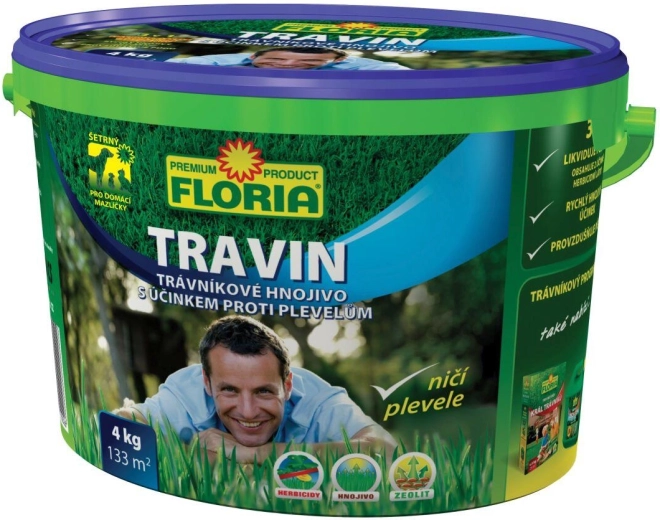 Väetis FLORIA TRAVIN 3-ühes, 4 kg