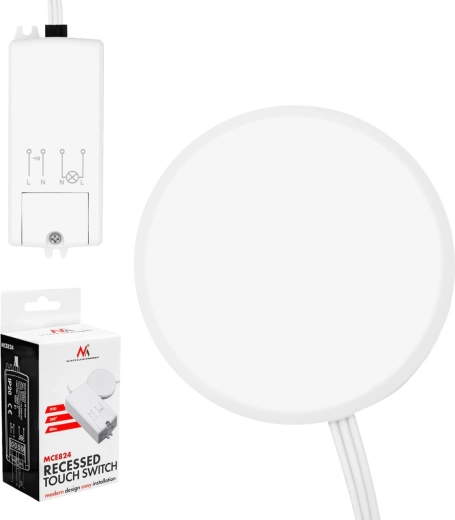 Maclean MCE824 invisible touch switch for built-in installation