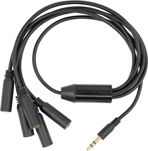 Shelly jaotur 1 kuni 5 koos 3,5 mm jack-konnektoriga The Pilli jaoks