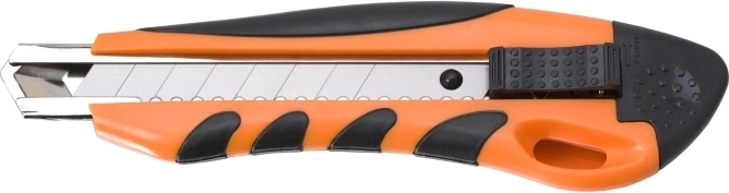 Universal snap-off utility knife 18 mm
