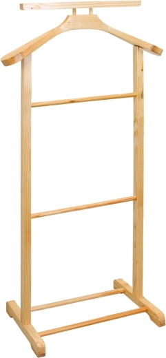 Kodune helepuidust riidenagi (tumm teenija) 49 × 99 cm, hele toon