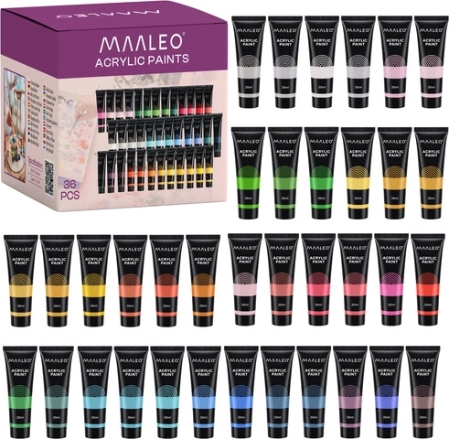 Maaleo Acrylic Paints 36 × 20 ml