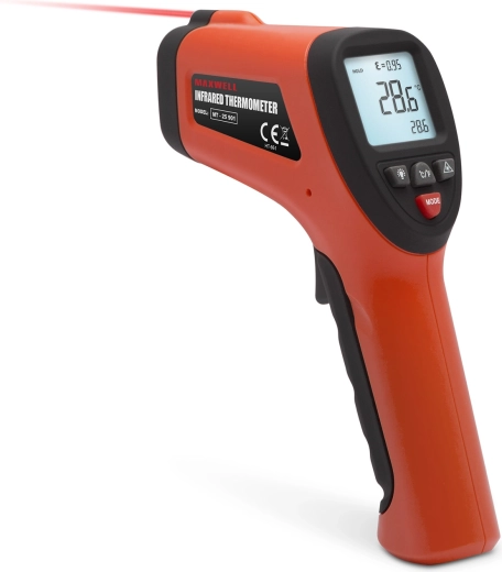 Digitaalne infrapunatermomeeter laseriga, -50 kuni +380 °C