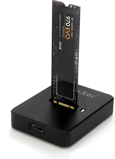Dexxer docking station for M.2 SSD (NVMe/SATA) USB‑C 3.1 Gen 2