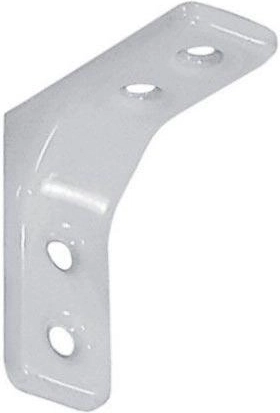 Riiulikonsool 50 × 50 mm valge