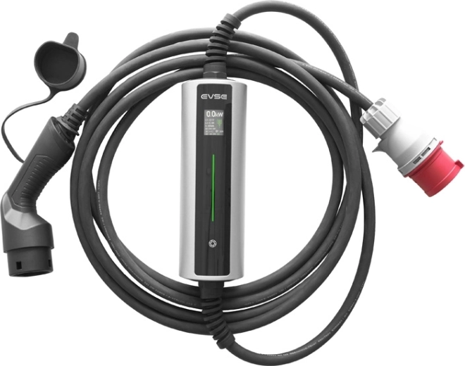 Kaasaskantav laadija elektriautodele Besen 22 kW rakendusega