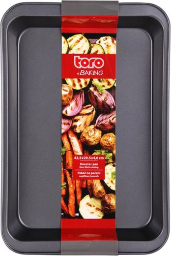 Toro süsinikterasest mittenakkuva kattega ahjuvorm 42 × 29 × 5,5 cm