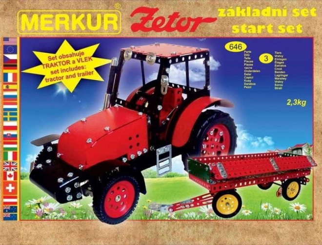 Ehituskomplekt MERKUR traktor ZETOR – põhipakett
