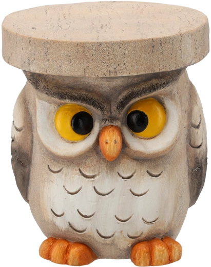 Garden decorative owl statue – plant pot stand