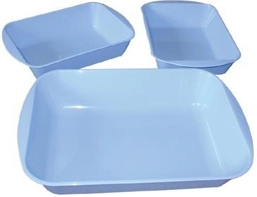 Plastist paneerimiska komplekt, värvide segu, 3-osaline