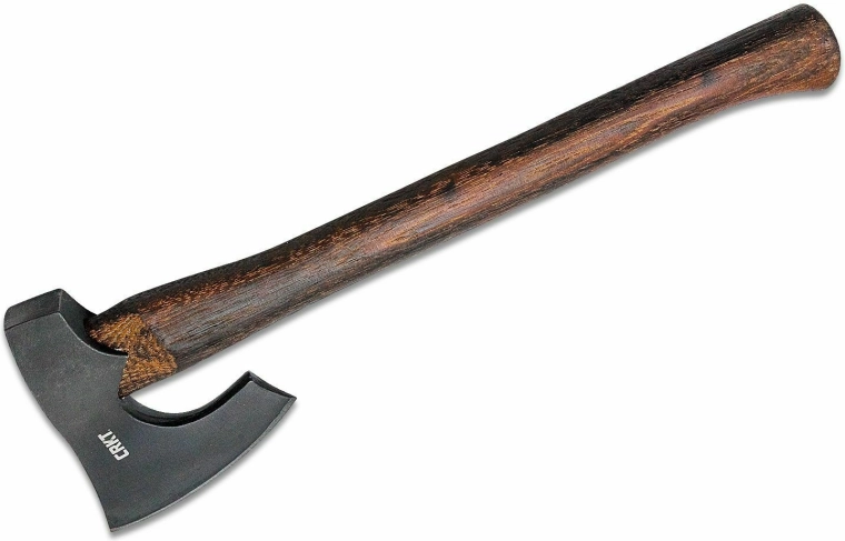 CRKT Freyr kirves 820 g süsinikterasest puidust käepidemega