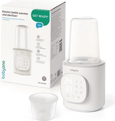 BabyOno elektriline pudelisoojendaja ja sterilisaator 6in1 LED-ekraaniga