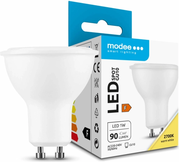 LED kohtpirn GU10 1 W 2700 K 90 lm Modee Lighting