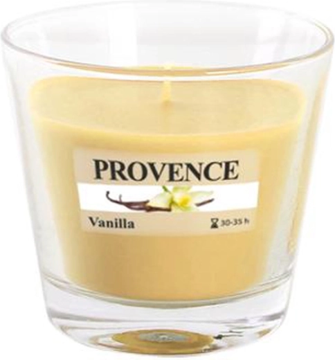 Lõhnaküünal klaasanumas Provence vanill 35 tundi