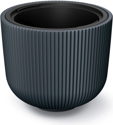 Milly flower pot with insert 39 cm anthracite
