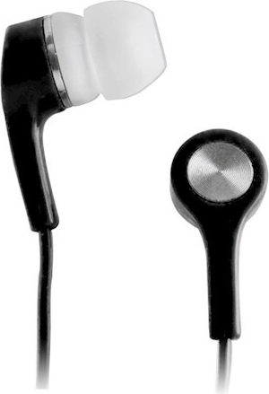 Setty špuntkõrvaklapid 3,5 mm stereopistikuga, must, kaabel 1 m