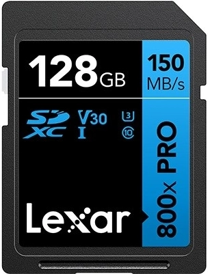 Mälukaart Professional 800x Pro 128 GB SDXC UHS-I (lugemine kuni 150 MB/s)