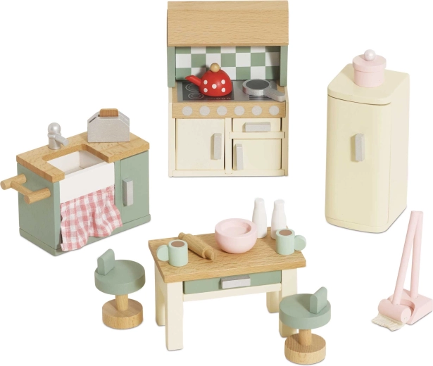 Le Toy Van wooden kitchen furniture for the Daisylane dollhouse