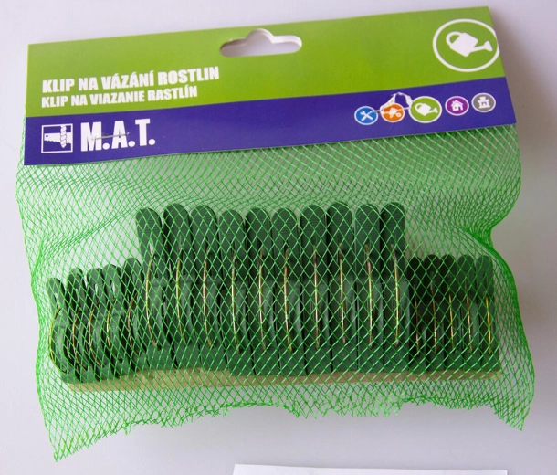 Plastklambrid taimede sidumiseks, 2 tüüpi, 20 tk komplekt