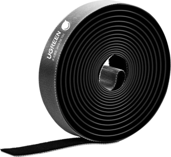 UGREEN LP124 kaablite korraldaja – takjapael 2 m, must