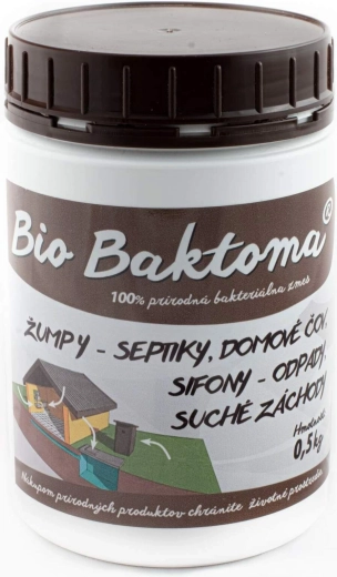 Bio Baktoma bakterid septikutele, kogumismahutile, sifoonidele ja reoveepuhastile (ČOV) 0,5 kg