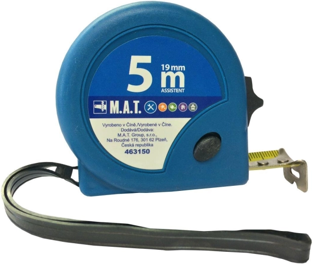 Tagasitõmbuv mõõdulint 5 m × 19 mm ASSISTENT