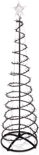 Helendav koonusekujuline jõulupuu, 756 LED-i, 210 cm
