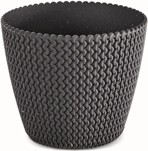 Lillepott Splofy Eco Wood 15,7 cm antratsiit