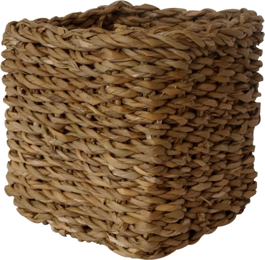 Ristkülikukujuline kõrge mererohust korv 22 × 22 × 17 cm