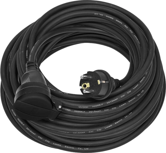 Pikendusjuhe 20 m IP44, kumm/neopreen, 3×1,5 mm²