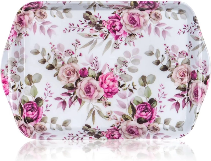 Melamine Tray 21 × 14 cm Rose