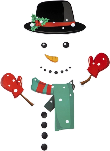Fridge magnet Snowman – set of 20 pieces
