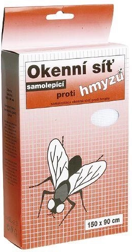 Iseliimuv aknavõrk putukate vastu 150 × 90 cm, must